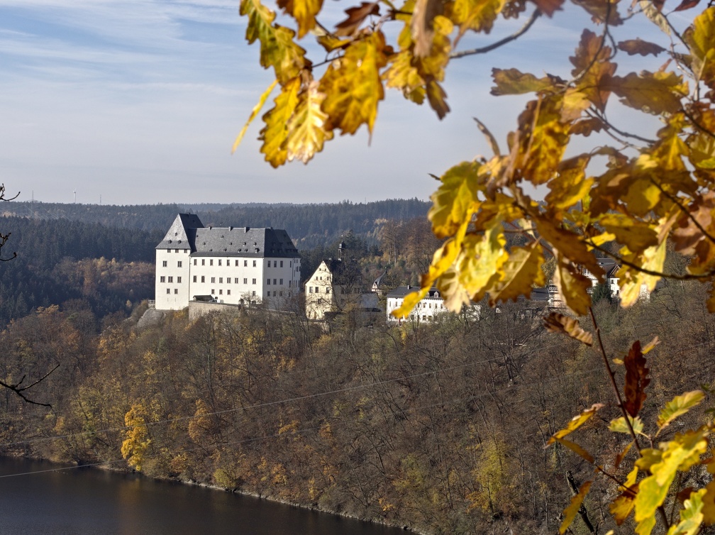 Schloss Burgk im Herbst